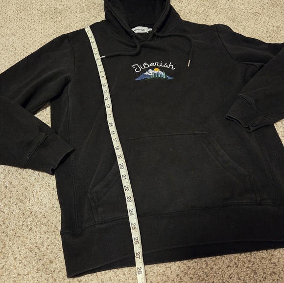 Jiberish Hoodie Sweatshirt Denver Colorado Snow Sports Graphic Mountain Large - Picture 4 of 9